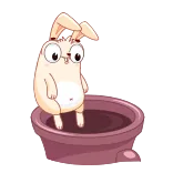 Fantik Easter Rabbit @TgEmojis telegram emojis ☕