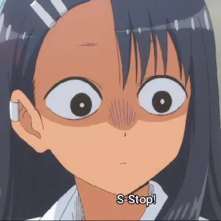 🍬 S-Stop! Anime, Stop, Expression, Confus, Suppliant telegram sticker