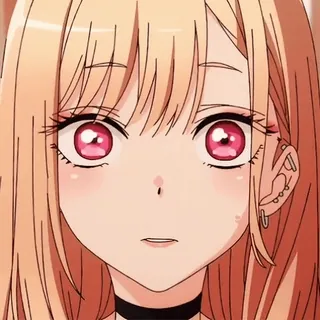 😍 Marin Kitagawa My Dress-Up Darling аниме, девушка, милая, Марин, Китагава, выражение telegram sticker