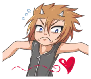 💋 อนิเมะ, ปีศาจ, น่ารัก, การ์ตูน telegram sticker