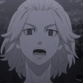 🤬 Manjiro Sano Tokyo Revengers anime, manga, personnage, manjiro sano, tokyo revengers telegram sticker