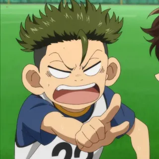 🙂 Anime, Charakter, Wütend, Zeigend, Junge, Jugend telegram sticker