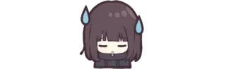 🧸 anime, manga, cute, cartoon, kawaii, sad telegram sticker