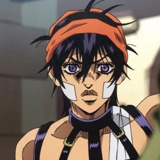 🛩 Narancia Ghirga JoJo's Bizarre Adventure Anime, Mangá, Jojo's Bizarre Adventure, Narancia Ghirga, Personagem, Desenho animado telegram sticker