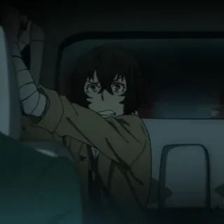 📺 Osamu Dazai Bungou Stray Dogs Anime, Manga, Personnage, Osamu Dazai, Bungou Stray Dogs telegram sticker