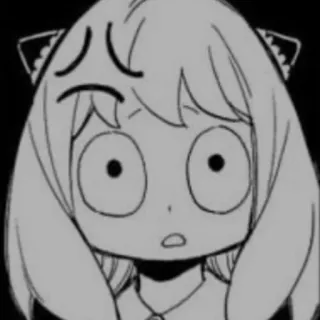 🎀 Anya Forger Spy x Family Anya Forger, Spy x Family, Anime, Manga, Sticker, Cartoon telegram sticker