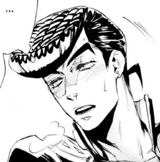 😒 ... アニメ, マンガ, ポートレート, キャラクター, イラスト telegram sticker