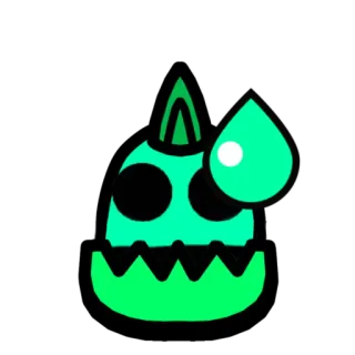 😨 monster, character, cartoon, sticker, creature telegram sticker