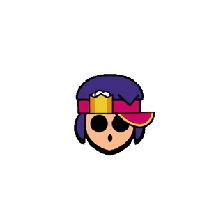 😅 Bibi Brawl Stars 游戏, 手机游戏, 比比, 角色, 卡通, 贴纸 telegram sticker