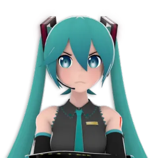 😠 Hatsune Miku Anime, Vocaloid, Manga, Süß telegram sticker