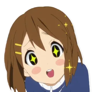 ✨ Anime, Ragazza, Carina, Scintillante, Cartone animato, Personaggio whatsapp sticker