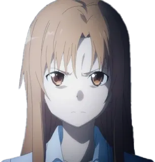 😡 Asuna Yuuki Sword Art Online Anime, Fille, Personnage, Sword Art Online, Asuna, Yuuki whatsapp sticker