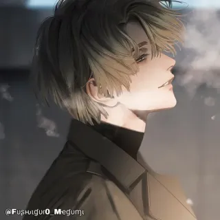 🚬 @Fushiguro_Megumi Anime, Personaje, Arte, Arte digital, Retrato whatsapp sticker