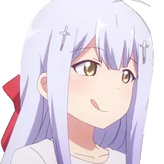 😋 anime, character, cute, girl, manga, cartoon telegram sticker