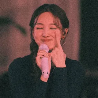 🥺 singer, woman, microphone, kpop, idol telegram sticker