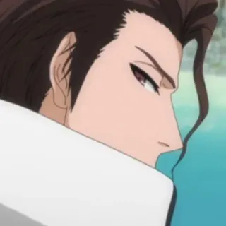😒 Aizen Sosuke Bleach anime, character, manga, Aizen, Bleach telegram sticker