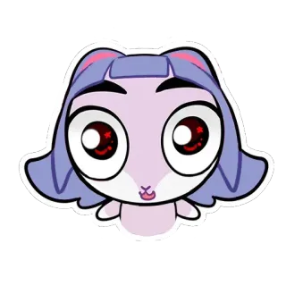 👀 sticker, animal, character, cartoon, cute, illustration telegram sticker