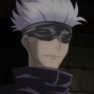 🤍 Gojo Satoru Jujutsu Kaisen anime, manga, gojo, satoru, jujutsu kaisen, character telegram sticker