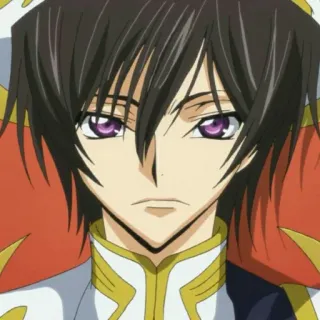 🔗 Lelouch Lamperouge Code Geass anime, desenho animado, personagem, Lelouch telegram sticker