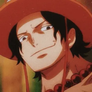 🪐 Portgas D. Ace One Piece anime, one piece, portgas d ace, ace, pirate telegram sticker