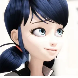 🙂 Marinette Dupain-Cheng Miraculous: Tales of Ladybug & Cat Noir Marinette, Ladybug, Anime, Dibujos animados telegram sticker