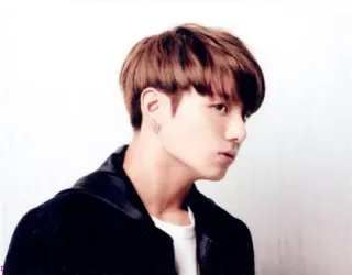 😑 Jungkook K-pop, zanger, idool, muziek, aziatisch, beroemdheid, pop telegram sticker