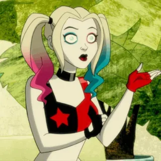 🎪 Harley Quinn 할리 퀸, 만화, 캐릭터, dc 코믹스 telegram sticker