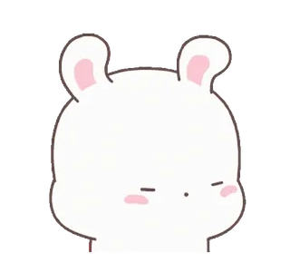 🙅♂️ Hase, Tier, niedlich, Cartoon telegram sticker