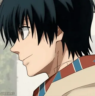 🙂 @HAWKS anime, character, illustration, manga, portrait, art whatsapp sticker