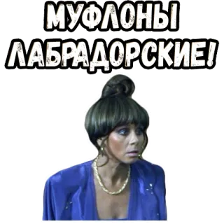 🤬 МУФЛОНЫ ЛАБРАДОРСКИЕ! telegram sticker