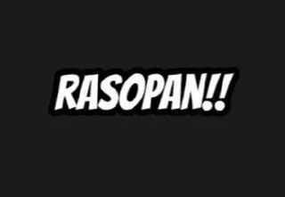 😳 RASOPAN!! ข้อความ, สติกเกอร์, การพิมพ์ telegram sticker