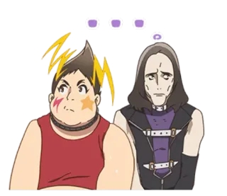 🤘 Аниме, Стикер, Мультфильм, Персонажи telegram sticker
