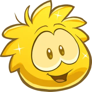 😇 dorato, pinguino, cartone animato, scintillante, animale, carino telegram sticker
