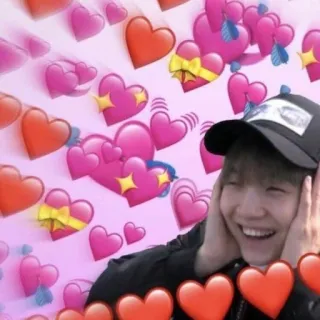 😱 heart, love, cute, affection, person, fan, kpop telegram sticker