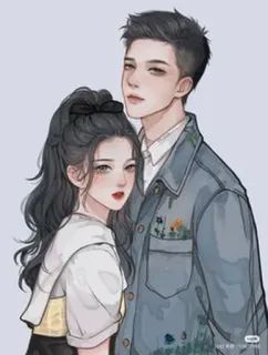 korean couple. [@yumi000000] telegram stickers