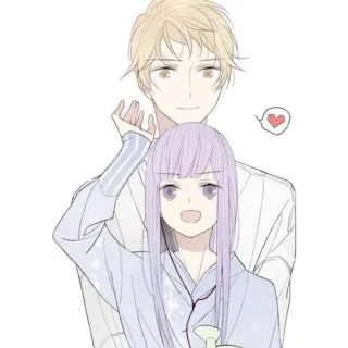 🥞 anime, couple, romance, cartoon, love, cute, relationship telegram sticker