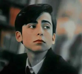 💓 Number Five The Umbrella Academy 넘버 파이브, 엄브렐라 아카데미, 에이단 갤러거, 넷플릭스, TV 쇼, 십대 telegram sticker