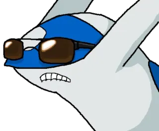 😎 Latios Pokémon pokemon, latios, óculos, legal telegram sticker