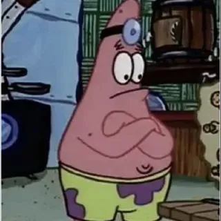 ✨ Patrick Star SpongeBob SquarePants 派大星, 海绵宝宝, 卡通, 医疗, 医生 telegram sticker