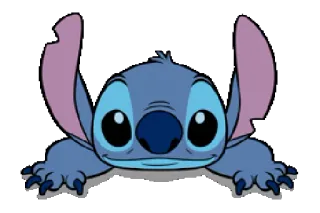 😳 Stitch Lilo & Stitch Stitch, Lilo & Stitch, extraterrestre, dessin animé, mignon whatsapp sticker