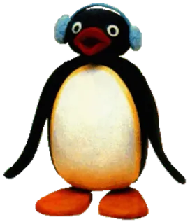 😀 Pingu pingüino, dibujos animados, animado, Pingu, mono whatsapp sticker