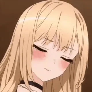 😳 Marin Kitagawa My Dress-Up Darling Anime, Blond, Niedlich, Marin Kitagawa, My Dress-Up Darling telegram sticker