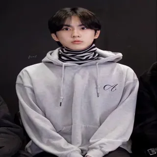 😶 personne, asiatique, homme, sweat à capuche, kpop, portrait whatsapp sticker