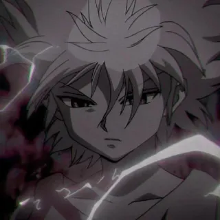 💞 Killua Zoldyck Hunter x Hunter Anime, Killua, Hunter x Hunter, Zoldyck, Elettricità, Shonen, Manga telegram sticker