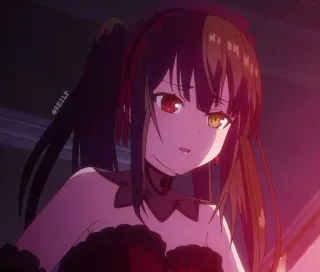 ⏳ Kurumi Tokisaki Date A Live อนิเมะ, ผู้หญิง, Date A Live, Kurumi Tokisaki telegram sticker
