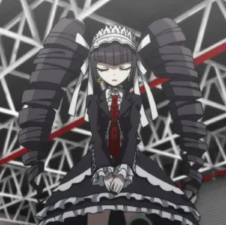 🃏 Celestia Ludenberg Danganronpa Anime, Gótico, Fofo, Personagem, Danganronpa, Celestia Ludenberg telegram sticker