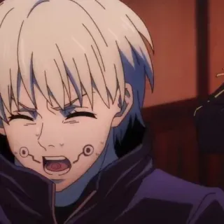🍲 Inumaki Toge Jujutsu Kaisen Anime, Jujutsu Kaisen, Inumaki Toge, Przeklęta mowa, Postać anime telegram sticker
