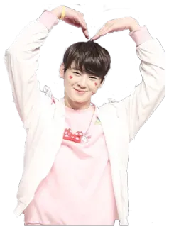❤️ หัวใจ, เคป็อป, ยิ้ม, น่ารัก, คน, ภาพเหมือน telegram sticker