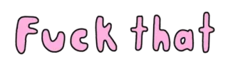 😐 Fuck that offensive, swear, profanity, expression, statement telegram sticker
