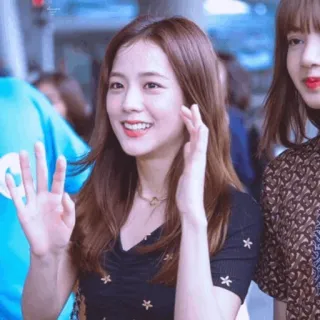 🏷 Jisoo kpop, singer, actress, idol, Blackpink, woman whatsapp sticker